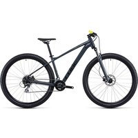 Cube Aim Pro Hardtail Bike 2022 - Grey - Flash Yellow - XL
