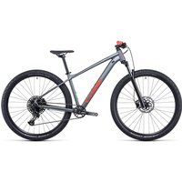 Cube Analog Hardtail Bike 2022 - Flash Grey - Red - XL