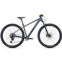 Cube Attention SL Hardtail Bike 2022 - Grey - Lime