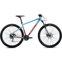 Ghost Kato Essential 27.5 Hardtail Bike 2022 - Baby Blue Pearl - Dark Orange - M