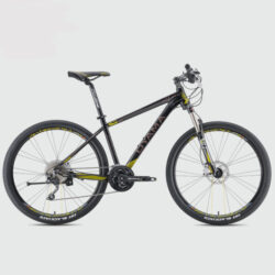 Oyama Spartan 3.7 Mountain Bike - Black / Yellow / 15"