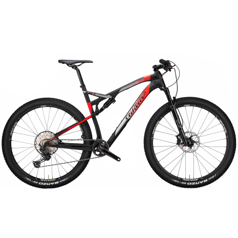 £3780.00 – Wilier 110 FX XT Full Suspension Mountain Bike – 2021 – Black / Red / Large