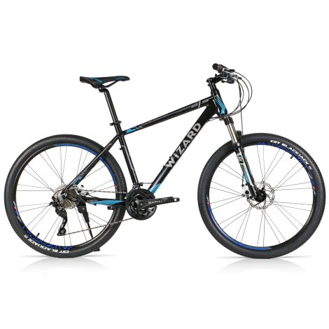 £499.00 – Wizard X-Country 3.7 Mountain Bike – Black / Blue / 15″