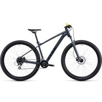 Cube Aim Pro Hardtail Mountain Bike - 2022 - Gray N Flashyellow XS