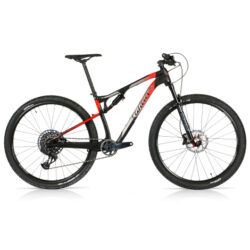 Wilier 110 FX XT Full Suspension Mountain Bike - 2022 - Black / Red / Medium