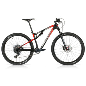 Wilier 110 FX XT Full Suspension Mountain Bike  - Black / Red / Medium