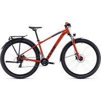 Cube Aim Allroad Hardtail Mountain Bike (2023) - Brick Red/Black