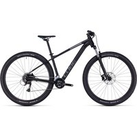 Cube Aim Race Hardtail Mountain Bike (2023) - Black/Azure