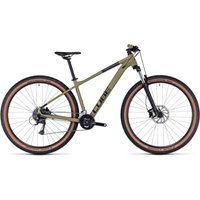 Cube Aim Race Hardtail Mountain Bike (2023) - Olive/Black