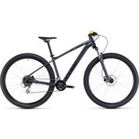 Cube Aim Pro Hardtail Mountain Bike - 2023 - Grey / Flash / Yellow