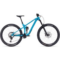 Cube Stereo One 77 Race Mountain Bike - Bondi Blue/Grey