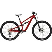 Cannondale Habit 4 Full Suspension Mountain Bike - 2023 - Candy Red