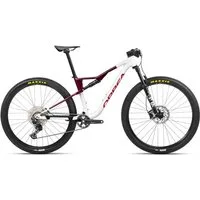 Orbea Oiz H30 Full Suspension Mountain Bike - 2023 - White Chic - Shadow Coral (Gloss)