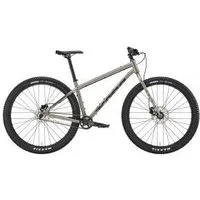 Kona Unit 29er Rigid Fork Mountain Bike  2023 Large - Gloss Metallic Grey/Chocolate & Tan Decals