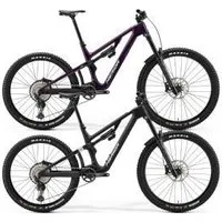 Merida One-sixty 6000 29/27.5 Carbon Mountain Bike X-Short (27.5 Rear Wheel) - Purple