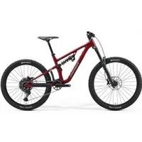 Merida One-Sixty FR 400 Mullet Mountain Bike  2024 Short - Red/ Grey/ Black