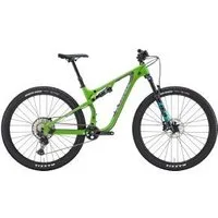 Kona Hei Hei CR 29er Mountain Bike 2024 X-Large - Gloss Kiwi/Charcoal/Charcoal & Turquoise Decals