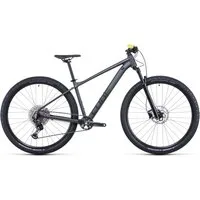 Cube Attention Sl Hardtail Mountain Bike 2022 Grey/Lime