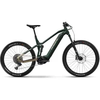 Haibike AllMtn 7 Electric Mountain Bike 2024 Green/Caramel/Black
