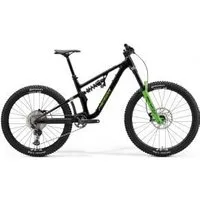 Merida One-Sixty FR 800 Mullet Mountain Bike 2025 Long - Black/Grey/Green