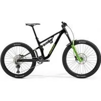 Merida One-Sixty FR 600 Mullet Mountain Bike X-Long - Black/Grey/Green