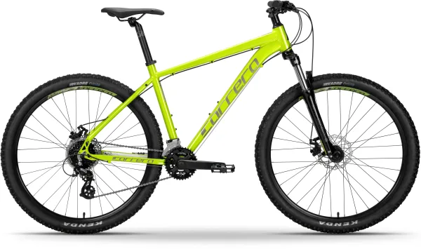 Carrera Vengeance Mens Mountain Bike - Neon Lime - Xs Frame