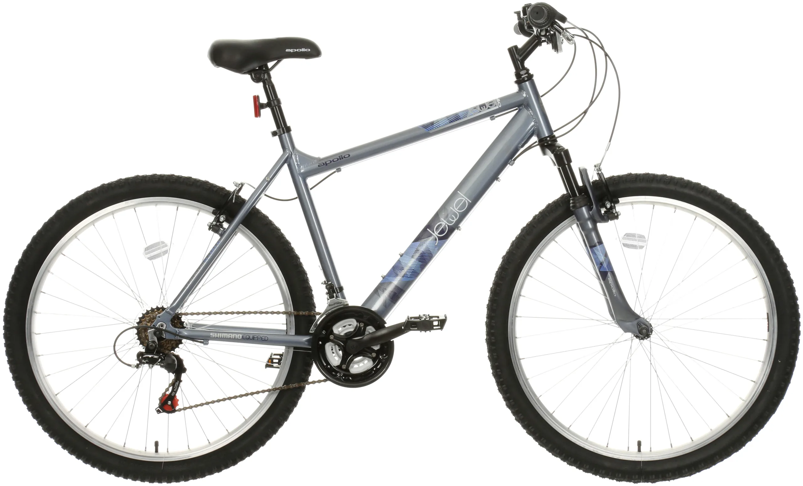 Apollo Jewel Womens Mountain Bike - Silver/Blue - S Frame