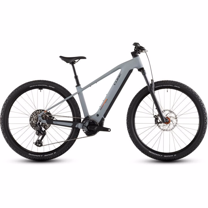 Cube Reaction Hybrid Race 800 2026 Eletric Hardtail Mountian Bike - Grey