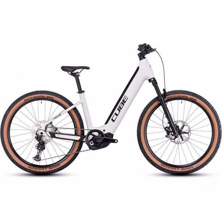 Cube Reaction Hybrid SLT 750 2023 Electric Mountain Bike - White