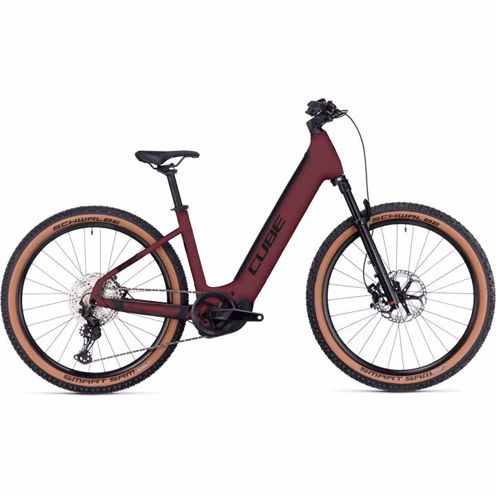 Cube Reaction Hybrid SLX 750 2023 Electric Mountain Bike - Red