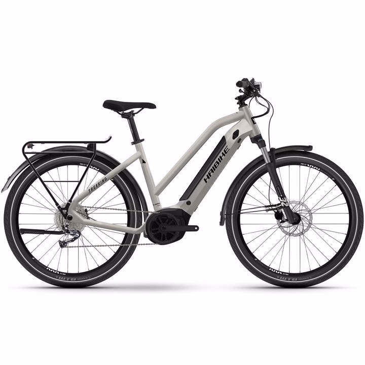 Haibike Trekking 3 Mid Electric Hardtail Bike - Grey