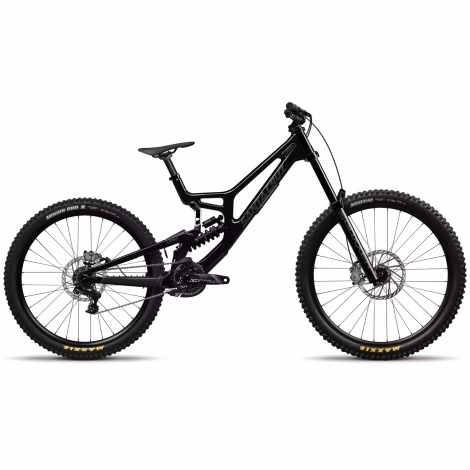 Santa Cruz V10 DH S Downhill Bike - 2025 - Gloss Black Speckle / Small