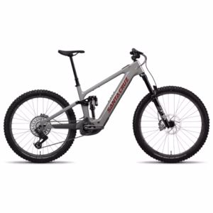 Santa Cruz Vala 1 C MX GX AXS E-Bike - 2025 - Gloss Grey Crimson / Medium
