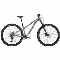 Kona Honzo DL 29er Mountain Bike 2024 Large - Gloss Metallic Grey/Charcoal/Cyan Decals