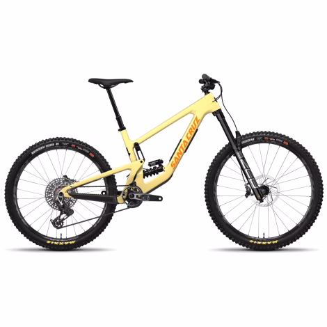 Santa Cruz Nomad 6 CC MX X01 AXS Coil Mountain Bike - 2024 - Gloss Marigold Yellow / XLarge